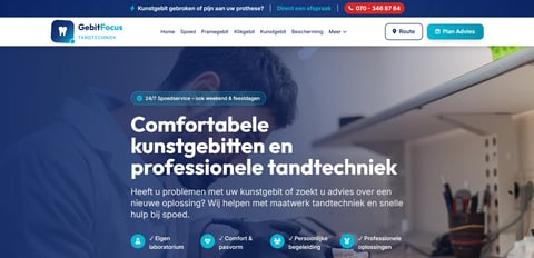 Gebit Focus - Tandarts website